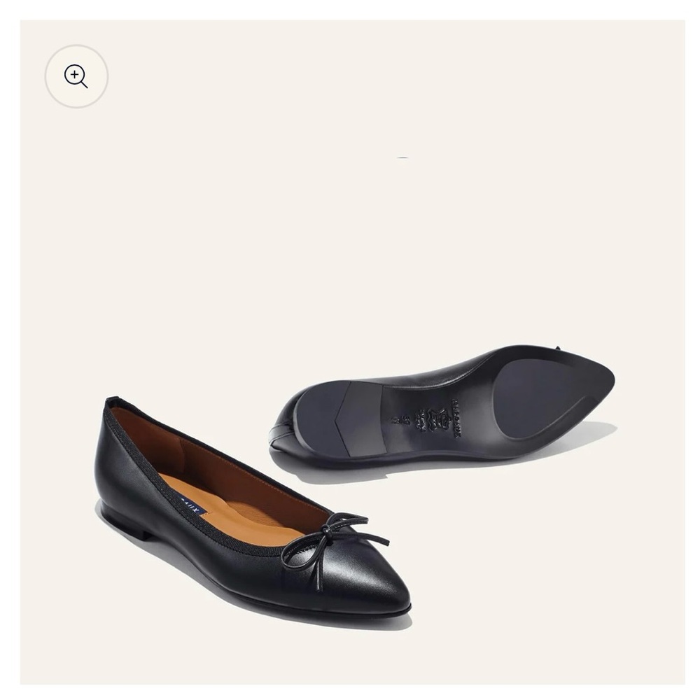 Margaux The POINTE, shoe in black nappa, size 8.5 (39), Brand NEW